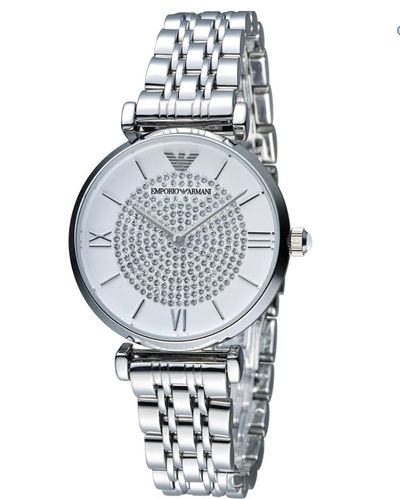 Emporio Armani AR1925 Silver Wristwatch for Women